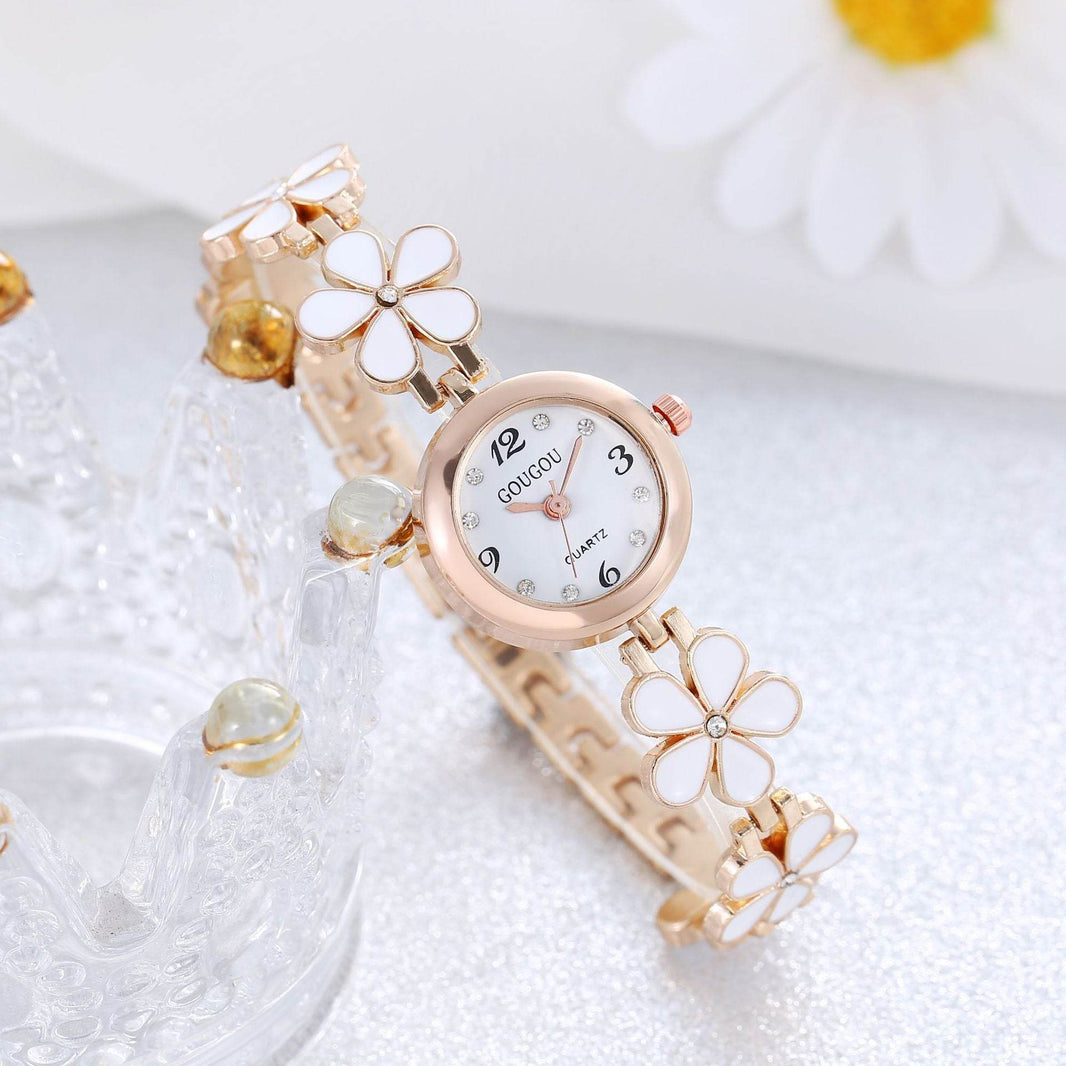 Women's Bracelet Watch Flower Disk Two-piece Bracelet Set - EX-STOCK Canada