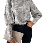 Fashionable Elegant Retro blouse top For Women - EX-STOCK CANADA