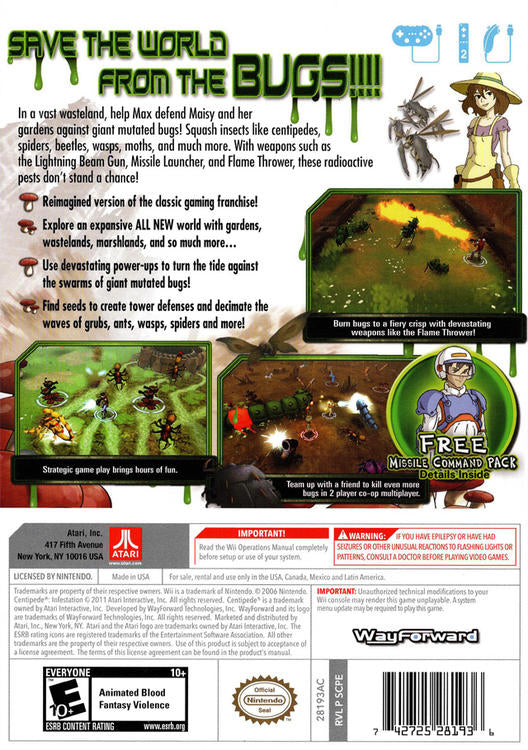 Centipede: Infestation 