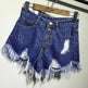 Casual Summer Women Denim Short High Waists Sexy Short Jeans - EX-STOCK Canada