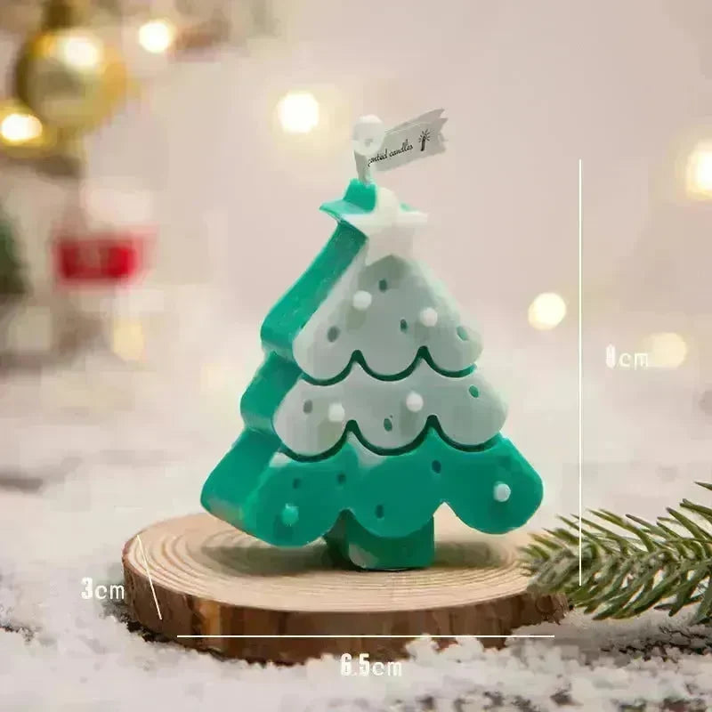 Christmas Tree Silicone Molds For DIY Christmas Creative Atmosphere Decoration Handmade Fragrant Candles - EX-STOCK CANADA