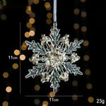 Christmas Decorations Sequins Acrylic Transparent Pendant - EX-STOCK CANADA