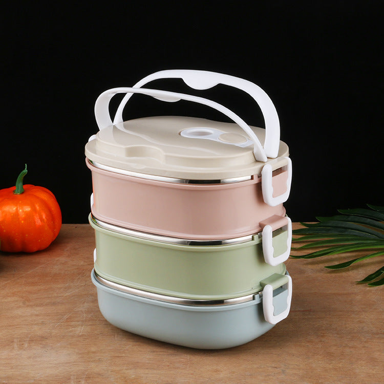 Stainless steel lunch box EX-STOCK