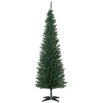 6' PVC Unlit Slim Artificial Pencil Christmas Tree Holiday EX-STOCK Canada 
