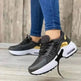 Lace Up Sneakers Women Wedge Heel Running Sports Sneakers Shoes for Women. - EX-STOCK Canada