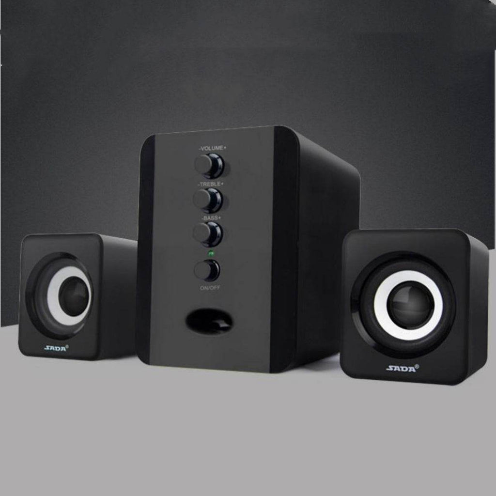 SADA Home Audio Speakers Computer D-202 Combination Music-Player