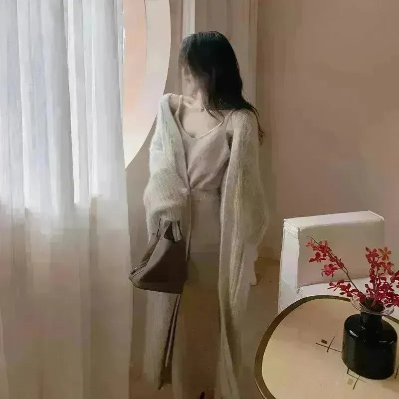 New Style Women Autumn Winter Fleece Long Kimono Sweater Jacket coat - EX-STOCK CANADA