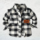 Baby Boy Cashmere Flannel Checkered button Shirt jacket kids - EX-STOCK Canada