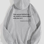 Unisex printed positive-message hoodie | EX-STOCK Canada product gallery image 17