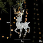Christmas Decorations Sequins Acrylic Transparent Pendant - EX-STOCK CANADA