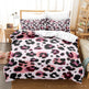 Printed Home Textile Animal Fur Grain Duvet Cover Pillowcase Three-piece Set EX-STOCK Canada 