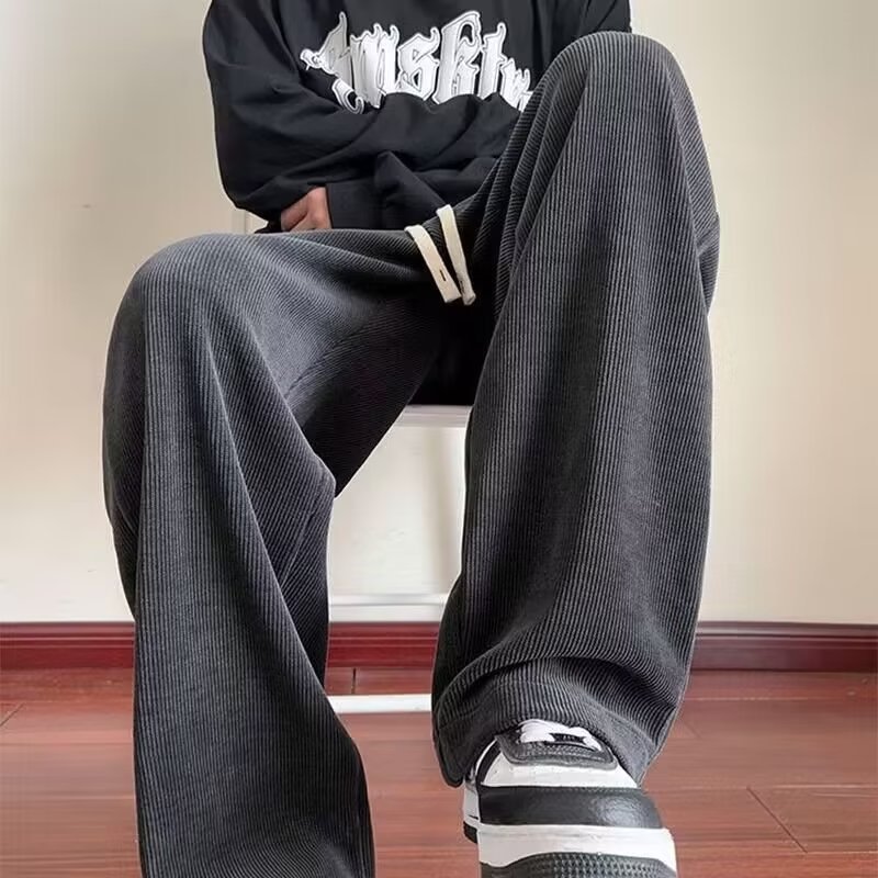 Men's Spring Drape Loose Casual Trousers EX-STOCK Canada 