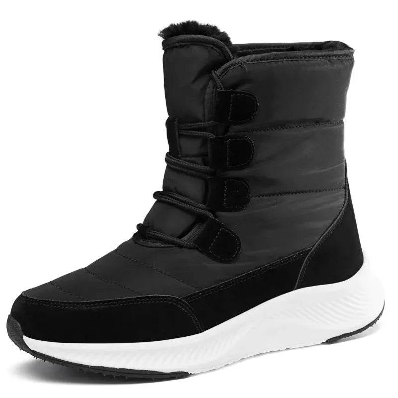 Winter Waterproof Snow Boots Women's Mid-calf Front Zipper - EX-STOCK Canada
