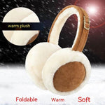 Couple Earmuff Plush Ear Warmer Cold-proof Folding Earmuffs To Undertake Orders - EX-STOCK Canada