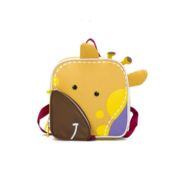 Cute Animal Mini Backpack for Kids – Canvas Shoulder Bag (Baby Elephant, Fawn, Pigle, Whale)