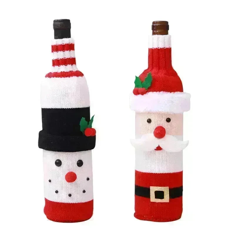 Christmas Decorations Christmas Wine Bottle Socks - EX-STOCK CANADA