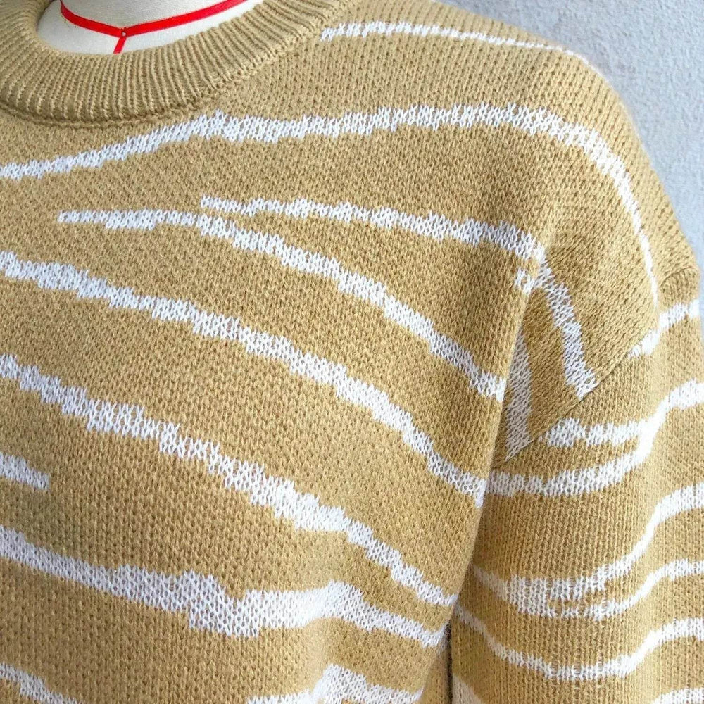 Oversized Autumn Winter Woolen Round neck Mini Sweater Dress - EX-STOCK Canada