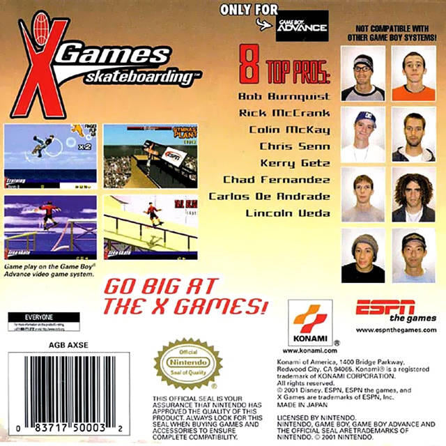 ESPN X Games Skateboarding 