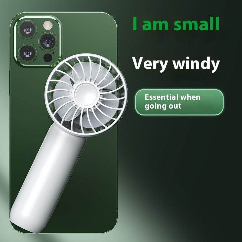 Cross-border Outdoor Handheld Small Electric Fan Portable Small Handheld Fan Mini Usb Handheld Fan Handheld Rechargeable - EX-STOCK Canada