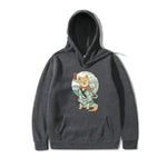 Women Shiba Inu Dog Illustration Printed Casual Hooded Sweater - EX-STOCK CANADA