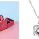 Hot Valentine's Day Gifts Metal Rose Jewelry Gift Box Necklace For Wedding Girlfriend Necklace Gifts - EX-STOCK CANADA