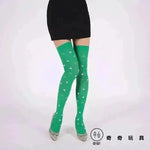 Christmas Plush Doll Knee Socks Bow Stockings - EX-STOCK CANADA