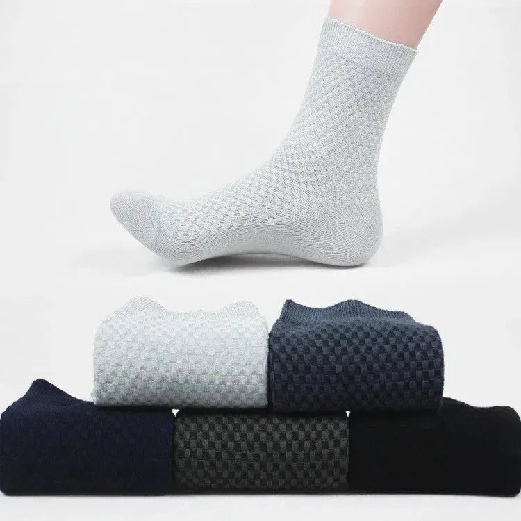 Socks men's new bamboo fiber men's business socks - EX-STOCK CANADA