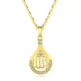 Creative Middle East Drop-shaped Copper Necklace for Wpmen - EX-STOCK CANADA