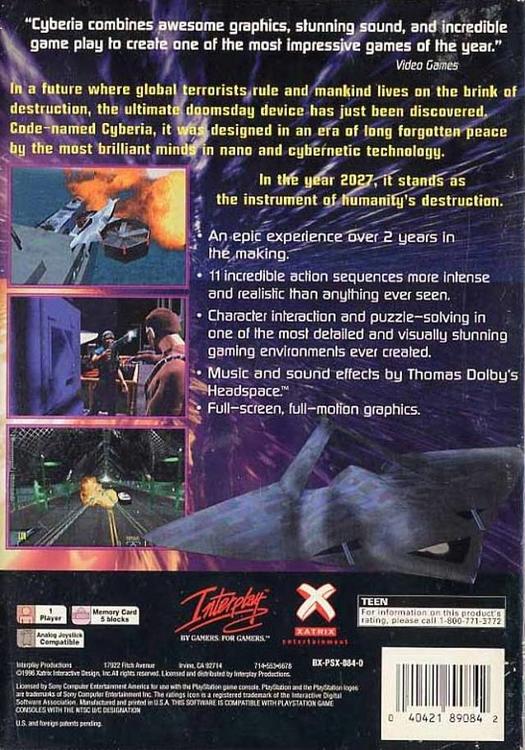 Cyberia ( Long box ) 