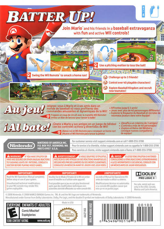 MARIO SUPER SLUGGERS - NINTENDO SELECTS 