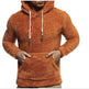 Autumn Winter Drawstring Fleece Hoodie Pullover for men - EX-STOCK Canada