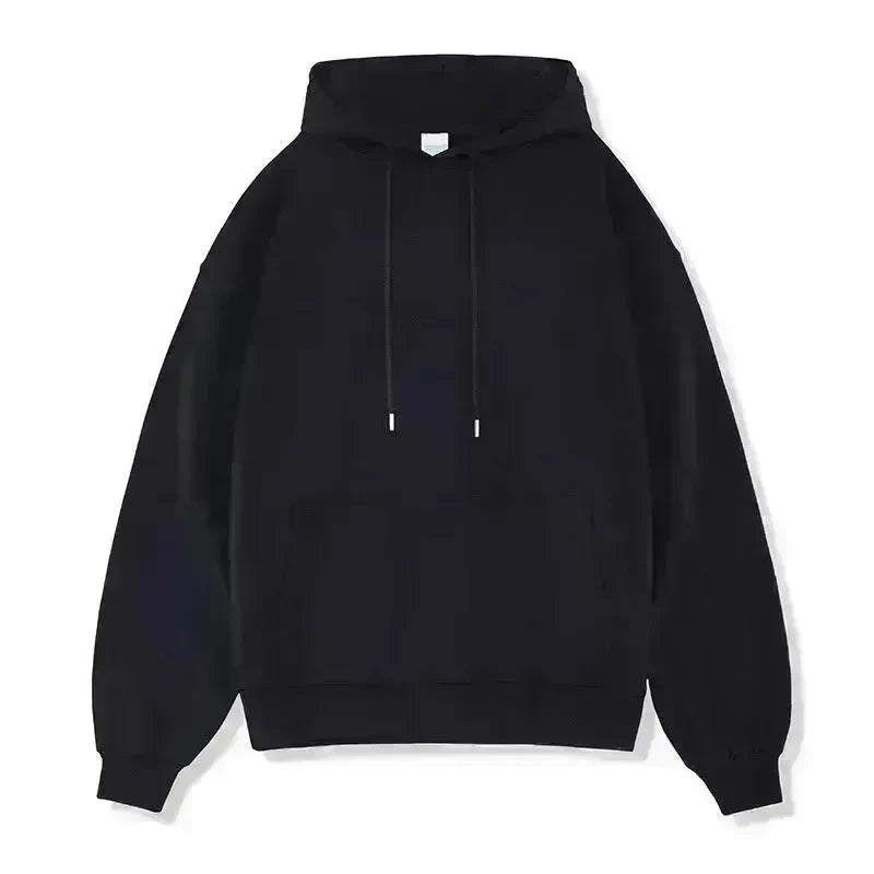 Plain Color American Retro Hoodie Pullover Sweatshirt Men - EX-STOCK CANADA