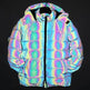 Rainbow reflection winter Puffer coat Unisex - EX-STOCK Canada