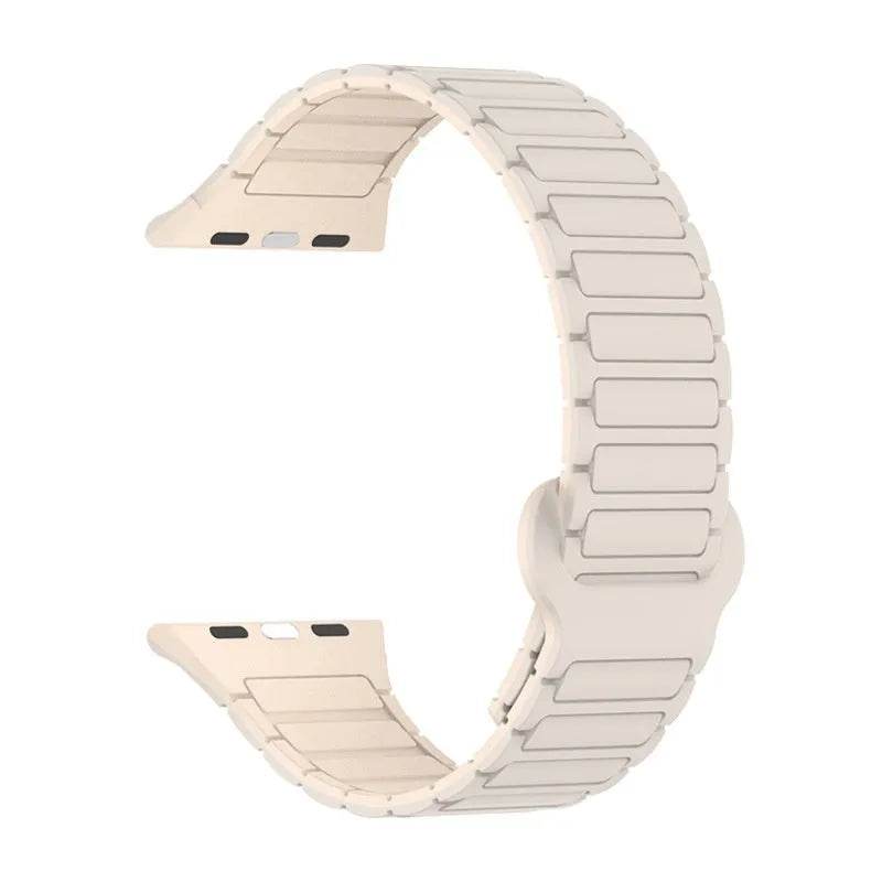 Iwatch Three-plant Silicone Two-color Watch Strap - EX-STOCK Canada