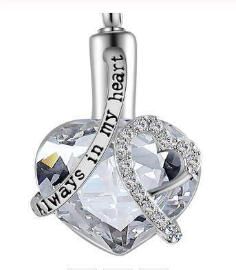 Crystal Heart Pendant - EX-STOCK Canada