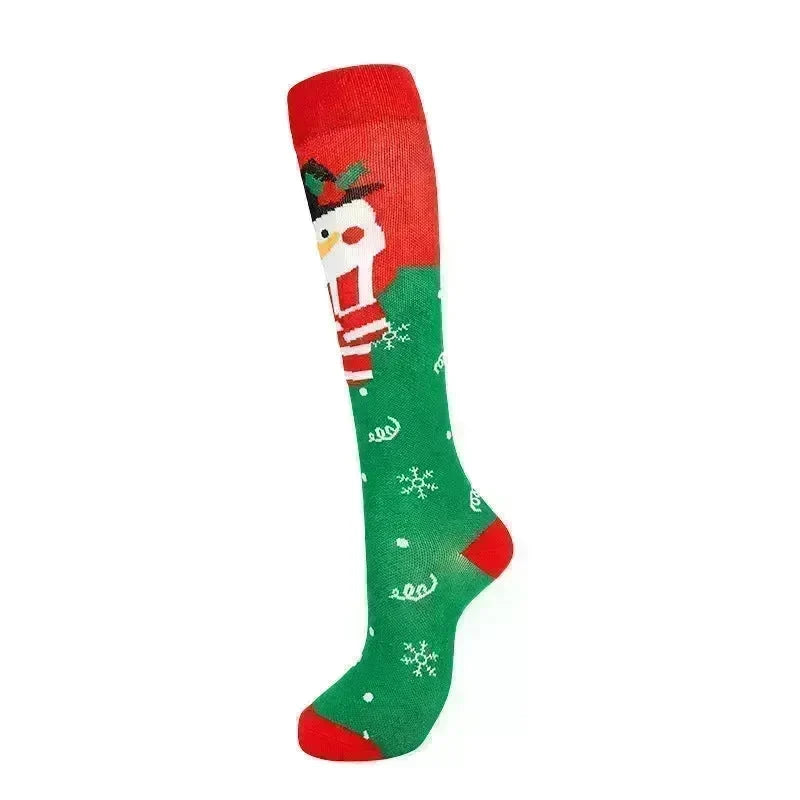 Compression Stockings Christmas Sports High Elastic Breathability - EX-STOCK CANADA