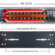 24V universal truck rear light assembly multicolor LED tail light pair for trucks