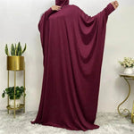 Batwing Sleeve Plain Abaya for ArabArab Women Eid Jalabiya for Women Islamic Wear for Women - EX-STOCK Canada
