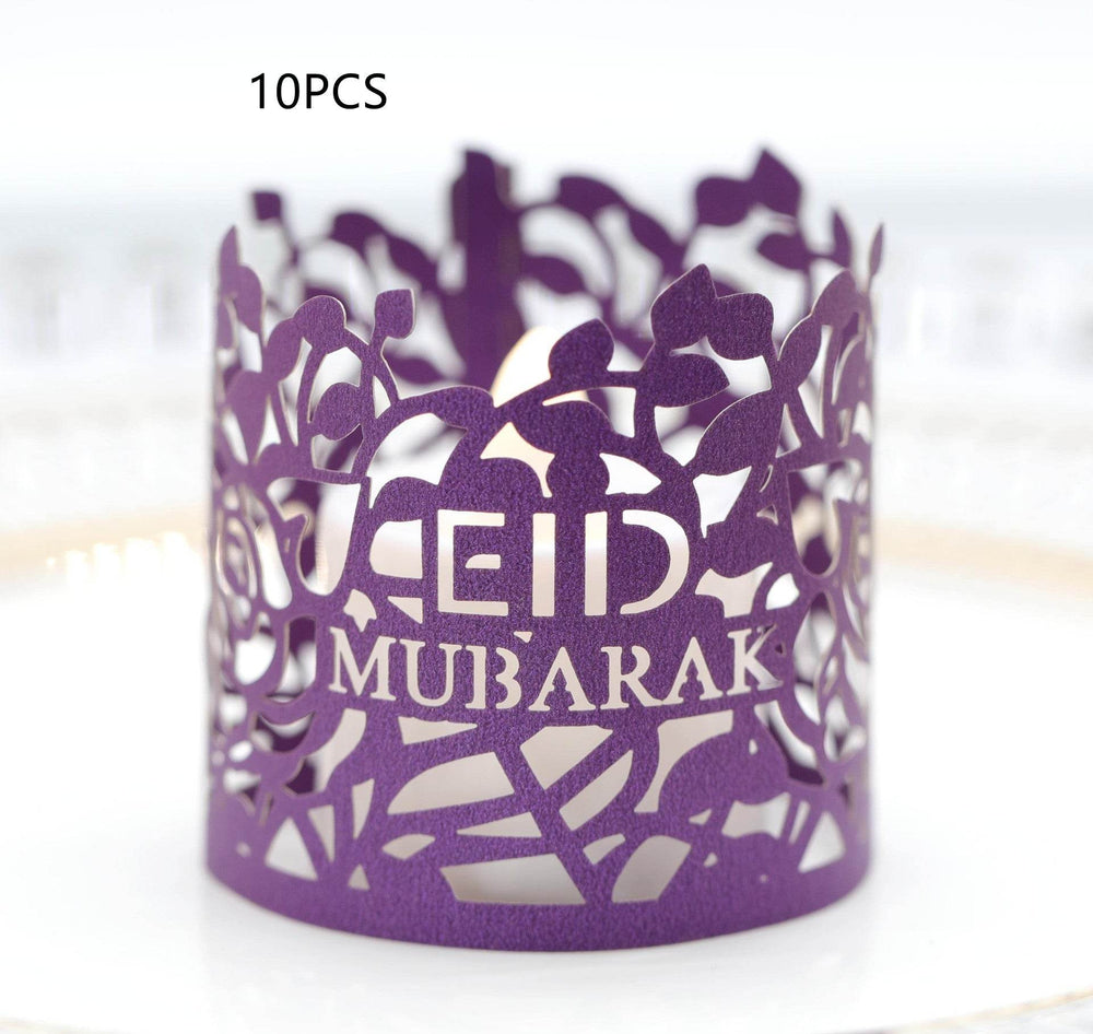 MOQ200 Ramadan Electronic Candle Lampshade Laser Cutout - EX-STOCK Canada