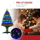 3FT Pre-lit LED Optical Fiber Christmas Tree Artificial Holiday Decor With Stand EX-STOCK Canada 