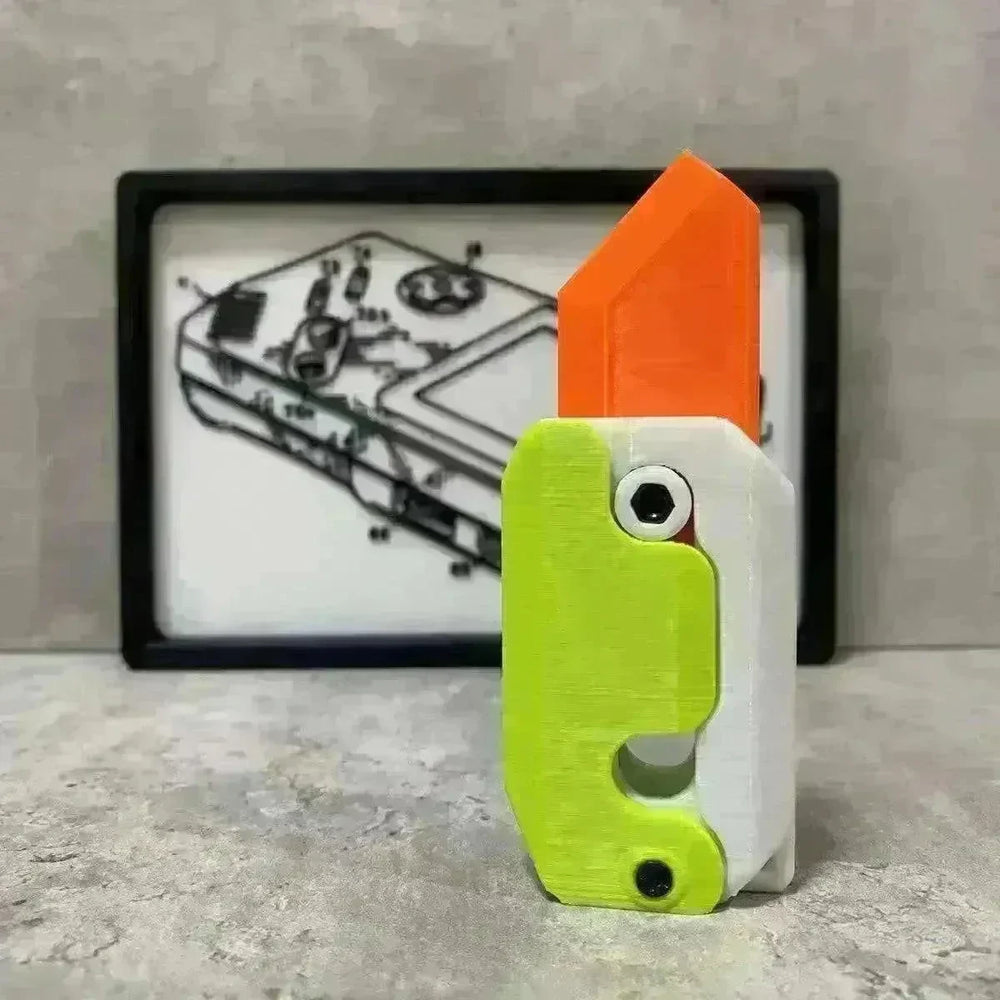 3D Printing Gravity Cub Jumping Small Radish Mini Model Knife - EX-STOCK CANADA