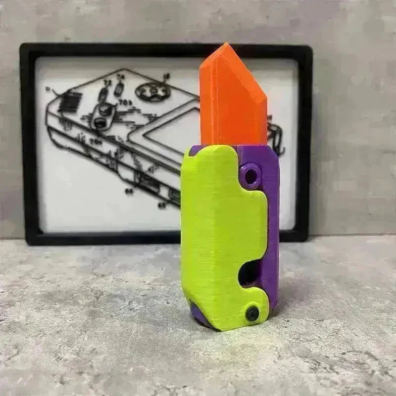 3D Printing Gravity Cub Jumping Small Radish Mini Model Knife - EX-STOCK CANADA