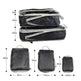 3Pcs Comp. Packing Cubes Expandable Travel Bags Organizer - Random Color - EX-STOCK CANADA