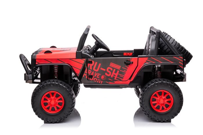 2026 24V Jeep Style RAIDER 2 Seater Kids Ride On Car with Remote Control and Back Wheel 