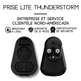 شاحن CCS1 إلى سيارة NACS | تيار متردد | فقط لشاحن Ford Pro وشاحن GM Powershift | قابس Thunderstorm Lite 