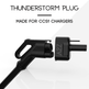 Chargeur CCS1 pour véhicule NACS | DC | Compatible avec les véhicules Tesla et les véhicules NACS | Certifié UL2252/CSA-C22.2 | La prise Thunderstorm 