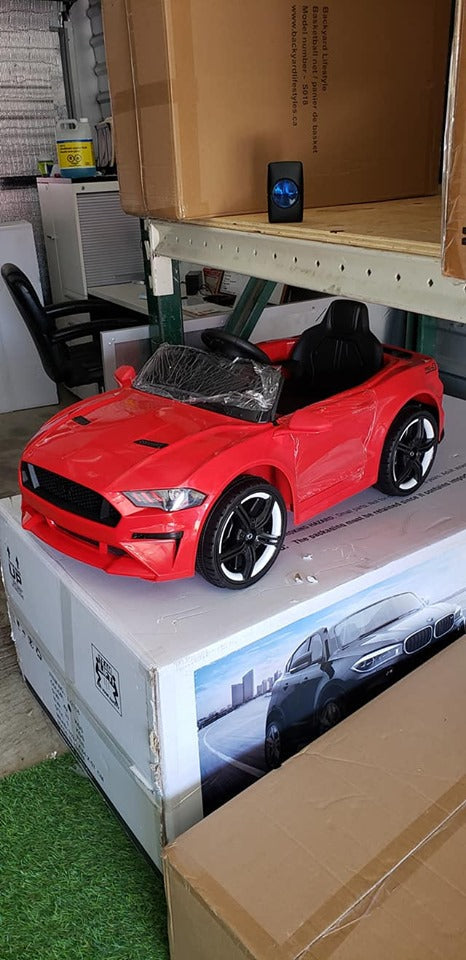 2026 Ford Mustang Style 12V DELUXE Kids Ride On Car With Remote Control 