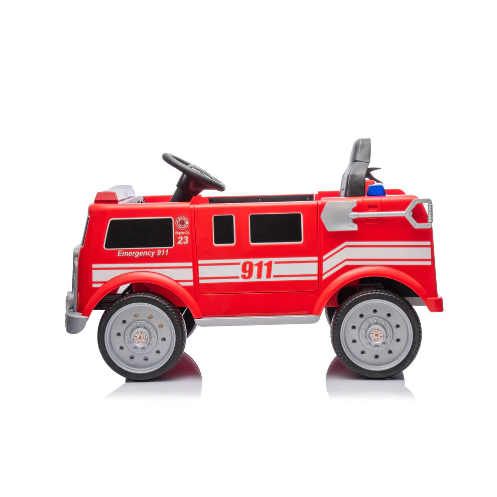 2026 Fire Truck 12V DELUXE Kids Ride On Car with Remote Control 