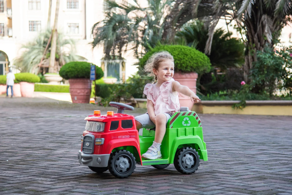 12V Dump Truck Kids Ride On Car with Remote Control 