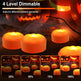 4 Pack Halloween LED Pumpkin Lights Battery Operated Halloween Decoration Lights With 2 Light Modes 4 Timer Setting Remorte Control For Party Pumpkin Decor - EX-STOCK Canada